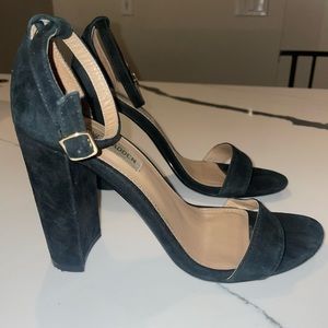 steve madden suede heels size 8.5